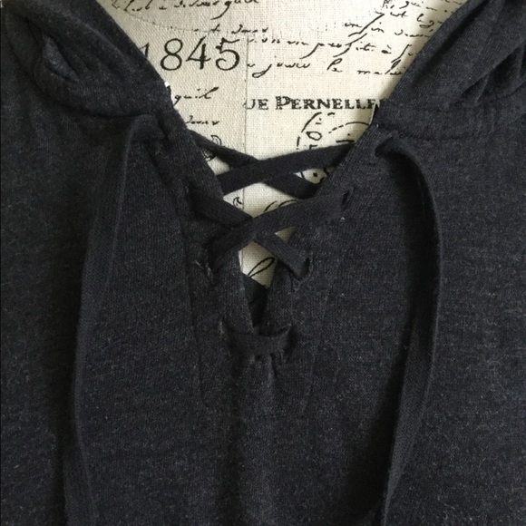 🖤PINK Collegiate Lace-Up Pullover🖤 - Picture 6 of 8